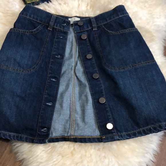 FRENCH CONNECTION- Denim button up mini skirt size XXS. - Picture 12 of 13